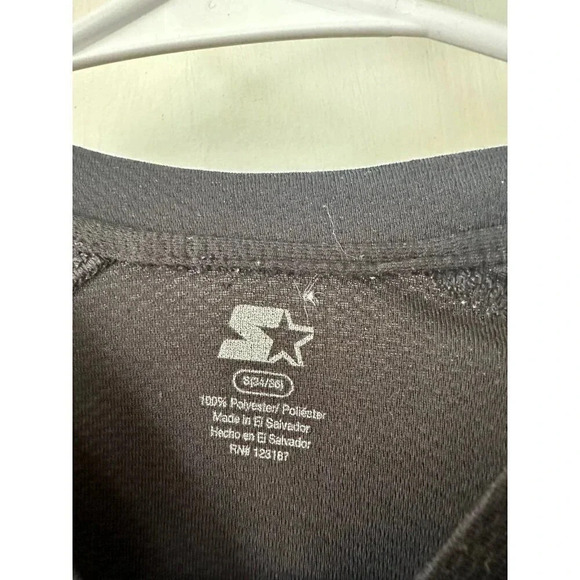 Starter Size Small Black long sleeve top - Picture 4 of 6